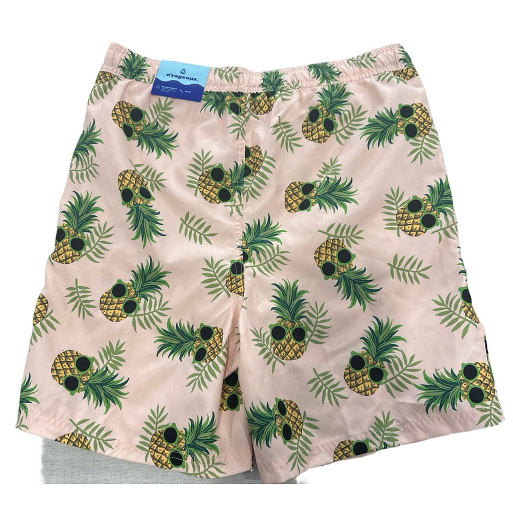 Boys d'rageous Swim Trunks XL Pink Pineapple